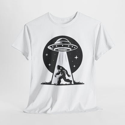 Bigfoot UFO Unisex Tee Graphic Design T-Shirt, GraphicTees, png, sublimation
