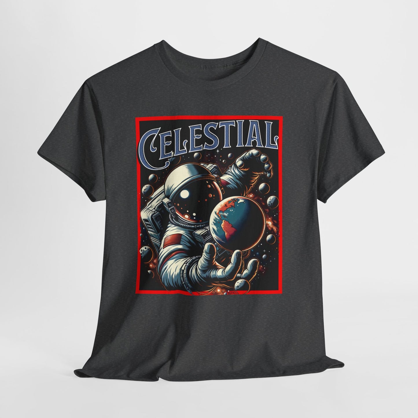 Celestial Astronaut Tee - Unisex Vintage Space Graphic T-Shirt, png, t-shirt, tshirts