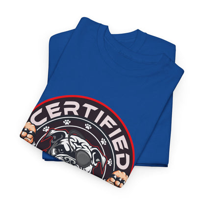 Certified Bounty Hunter, Unisex Heavy Cotton Tee, comedy, bulldog, print design, png, GraphicTees