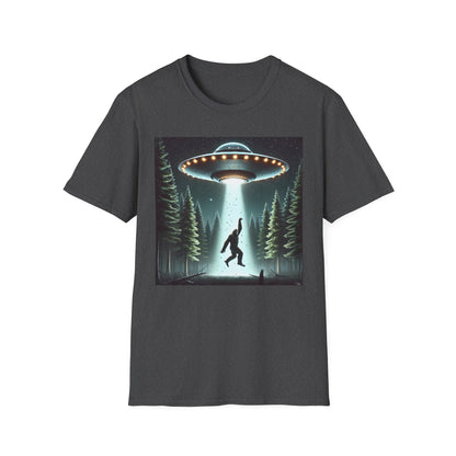 Funny UFO Abduction Unisex T-Shirt, Alien Theme Tee, Gift for Sci-Fi Lovers, Cool Graphic Shirt, Quirky Apparel, Unique Vintage Style