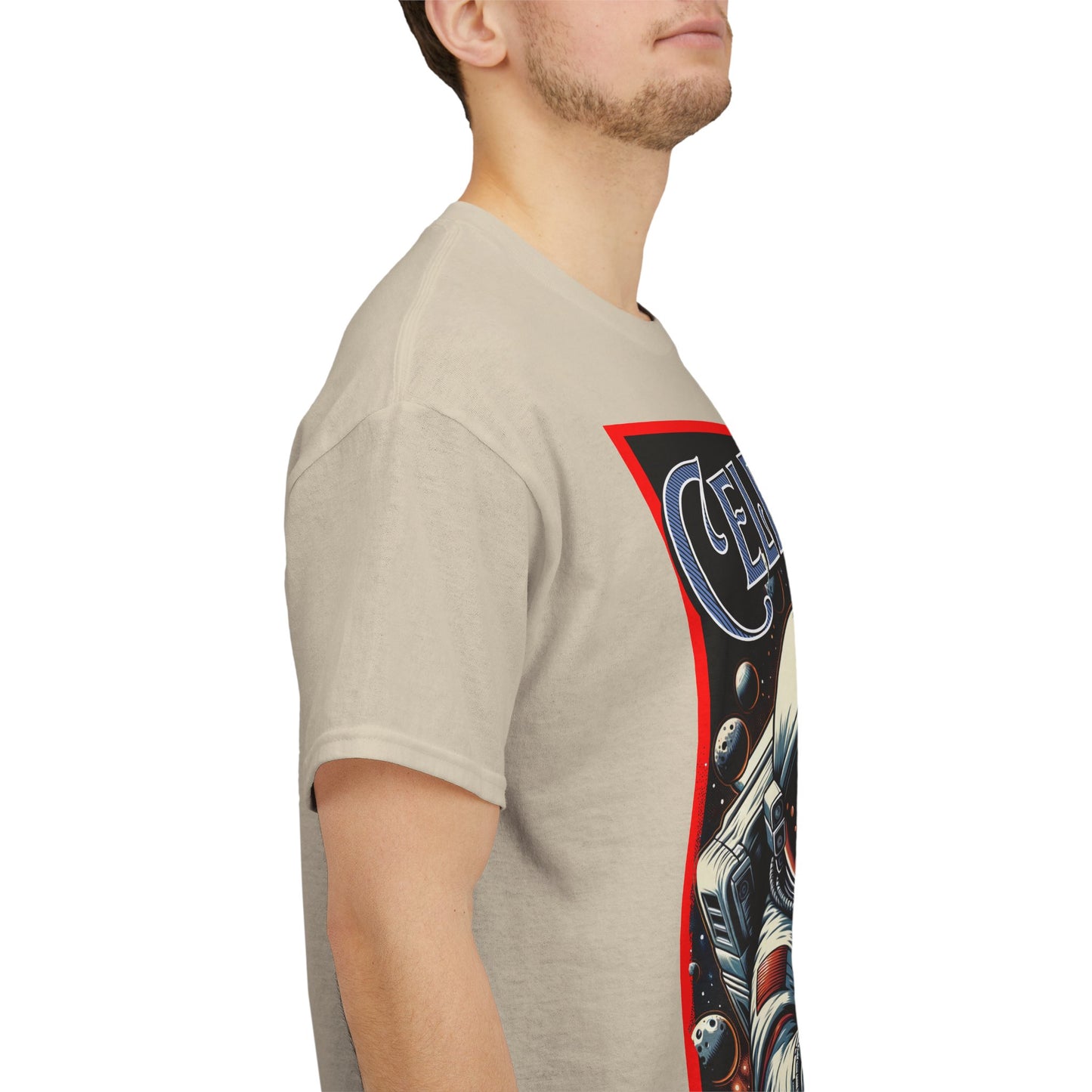 Celestial Astronaut Tee - Unisex Vintage Space Graphic T-Shirt, png, t-shirt, tshirts