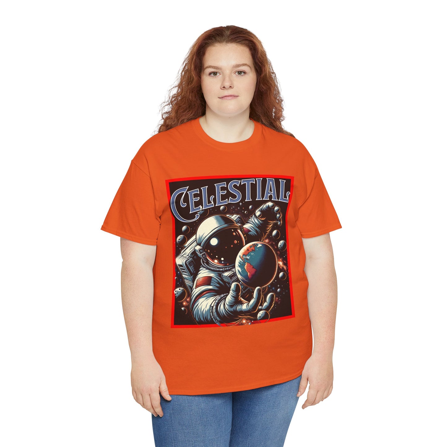 Celestial Astronaut Tee - Unisex Vintage Space Graphic T-Shirt, png, t-shirt, tshirts