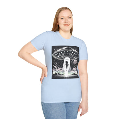 Cosmic Alien Abduction T-Shirt, Retro UFO Shirt, t-shirts, tshirts, Space Enthusiast Apparel, Graphic Tee, Gift for Sci-Fi Lovers, tees, png