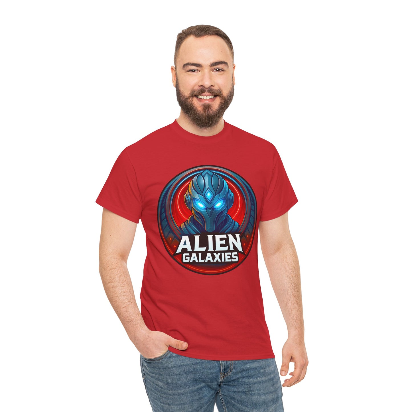 Alien Galaxies T-Shirt — Sci‑Fi Alien Emblem Tee, unisex, t-shirt, png, graphic design