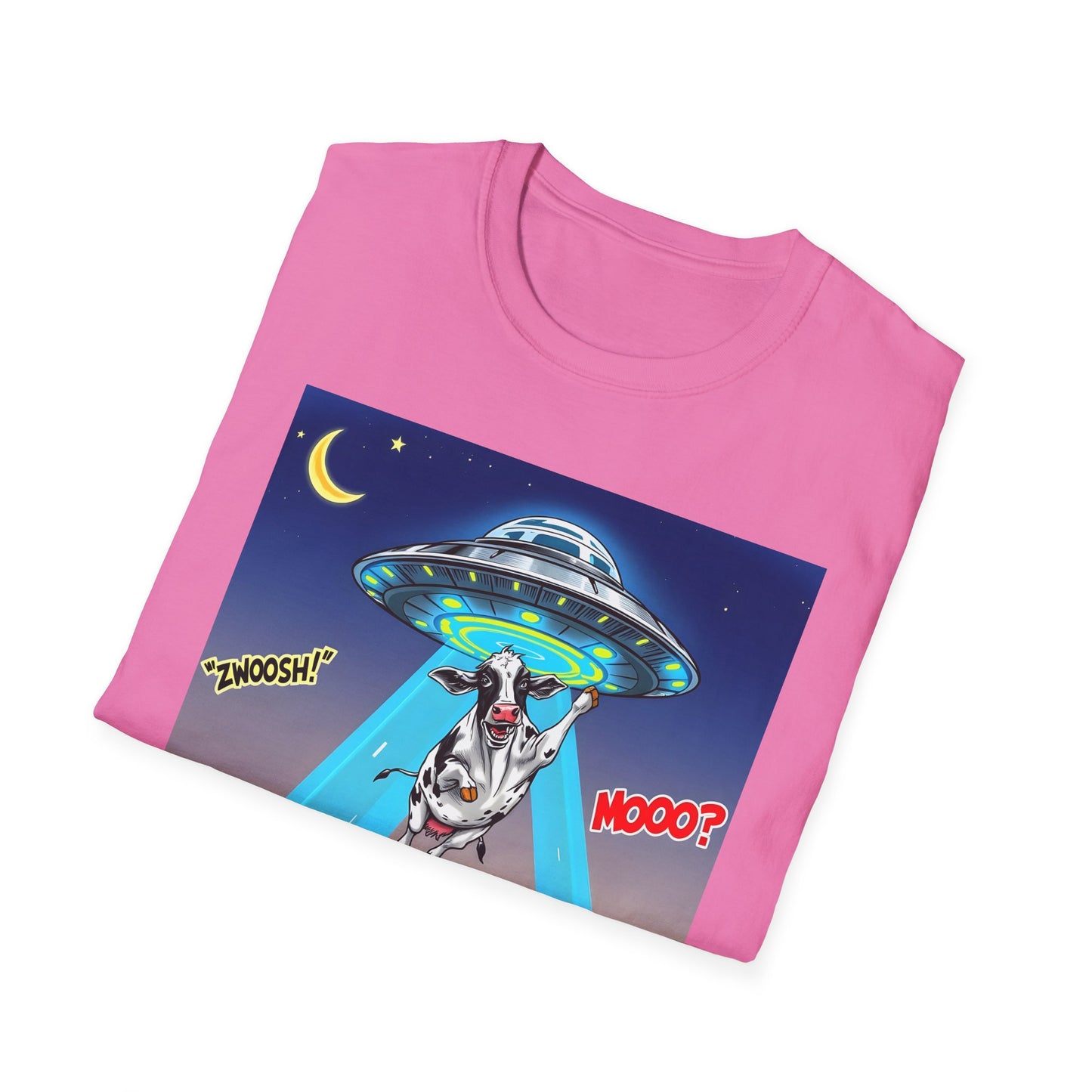 Got Milk? Funny Unisex Softstyle T-Shirt, Humorous Tee, Perfect for Cow Lovers, Milking Day, Farm-themed Gifts, Quirky Apparel, graphic