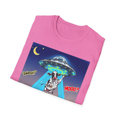 Got Milk? Funny Unisex Softstyle T-Shirt, Humorous Tee, Perfect for Cow Lovers, Milking Day, Farm-themed Gifts, Quirky Apparel, graphic