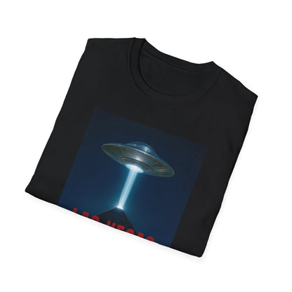 Luxor UFO, Las Vegas UFO Unisex Softstyle T-Shirt - Retro Nevada Design, graphic design, t-shirts, tshirts, tees, GraphicTees, png