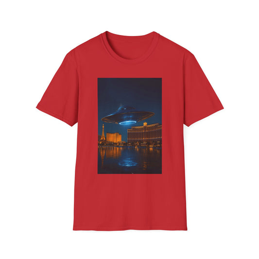 Mysterious UFO Over Vegas Unisex T-Shirt