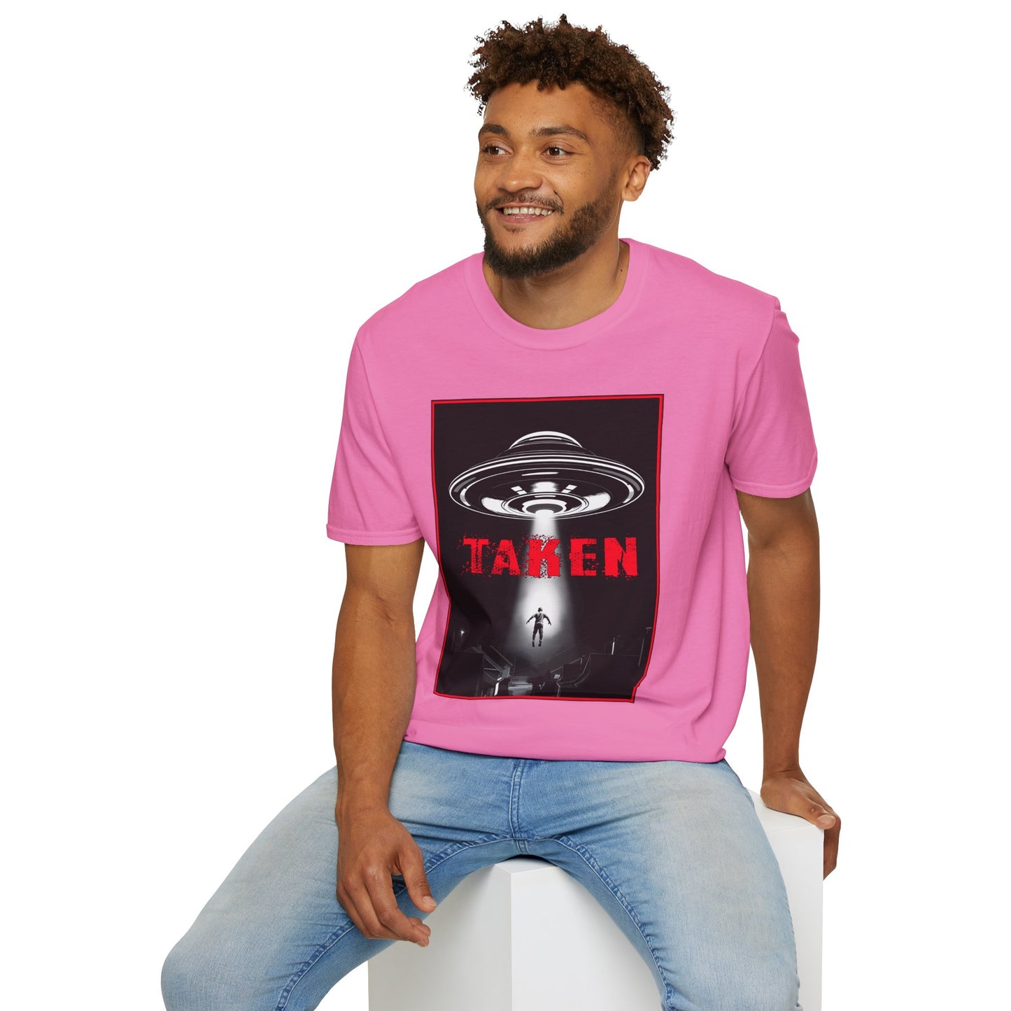 Taken, Alien Abduction, Unisex T-Shirt, Taken Graphic Tee, UFO Gift, Casual Wear, Sci-Fi Fan Apparel, Fun Statement Shirt, GraphicTees