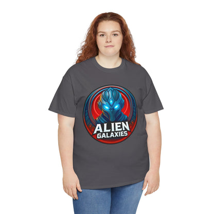Alien Galaxies T-Shirt — Sci‑Fi Alien Emblem Tee, unisex, t-shirt, png, graphic design