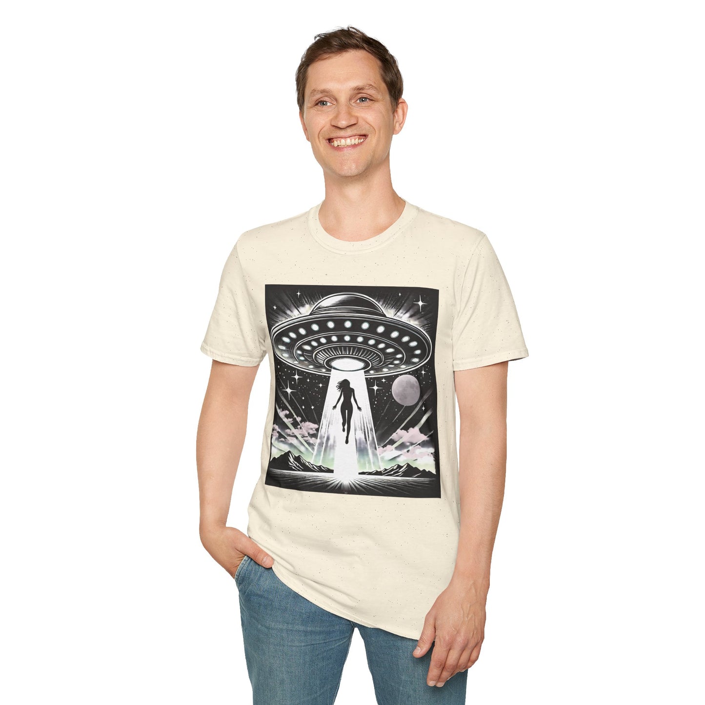 Cosmic Alien Abduction T-Shirt, Retro UFO Shirt, t-shirts, tshirts, Space Enthusiast Apparel, Graphic Tee, Gift for Sci-Fi Lovers, tees, png