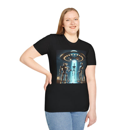 Retro Sci-Fi Unisex T-Shirt, Alien Design Shirt, Gift for Space Lovers, Cool Graphic Tee, Perfect for Sci-Fi Fans, Casual Wear