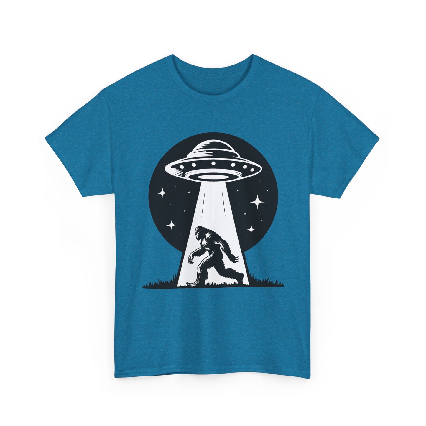 Bigfoot UFO Unisex Tee Graphic Design T-Shirt, GraphicTees, png, sublimation