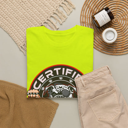 Certified Bounty Hunter, Unisex Heavy Cotton Tee, comedy, bulldog, print design, png, GraphicTees