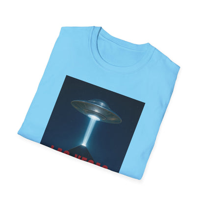 Luxor UFO, Las Vegas UFO Unisex Softstyle T-Shirt - Retro Nevada Design, graphic design, t-shirts, tshirts, tees, GraphicTees, png