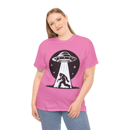 Bigfoot UFO Unisex Tee Graphic Design T-Shirt, GraphicTees, png, sublimation