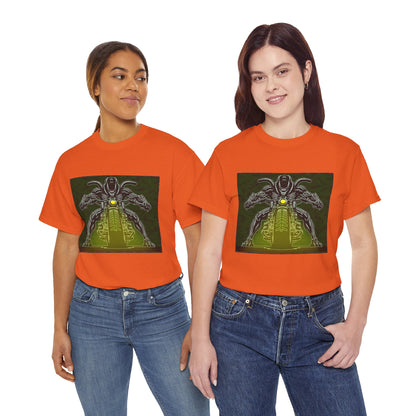 Alien Biker Neon Sci‑Fi Motorcycle T-Shirt
