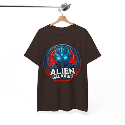 Alien Galaxies T-Shirt — Sci‑Fi Alien Emblem Tee, unisex, t-shirt, png, graphic design