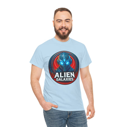 Alien Galaxies T-Shirt — Sci‑Fi Alien Emblem Tee, unisex, t-shirt, png, graphic design