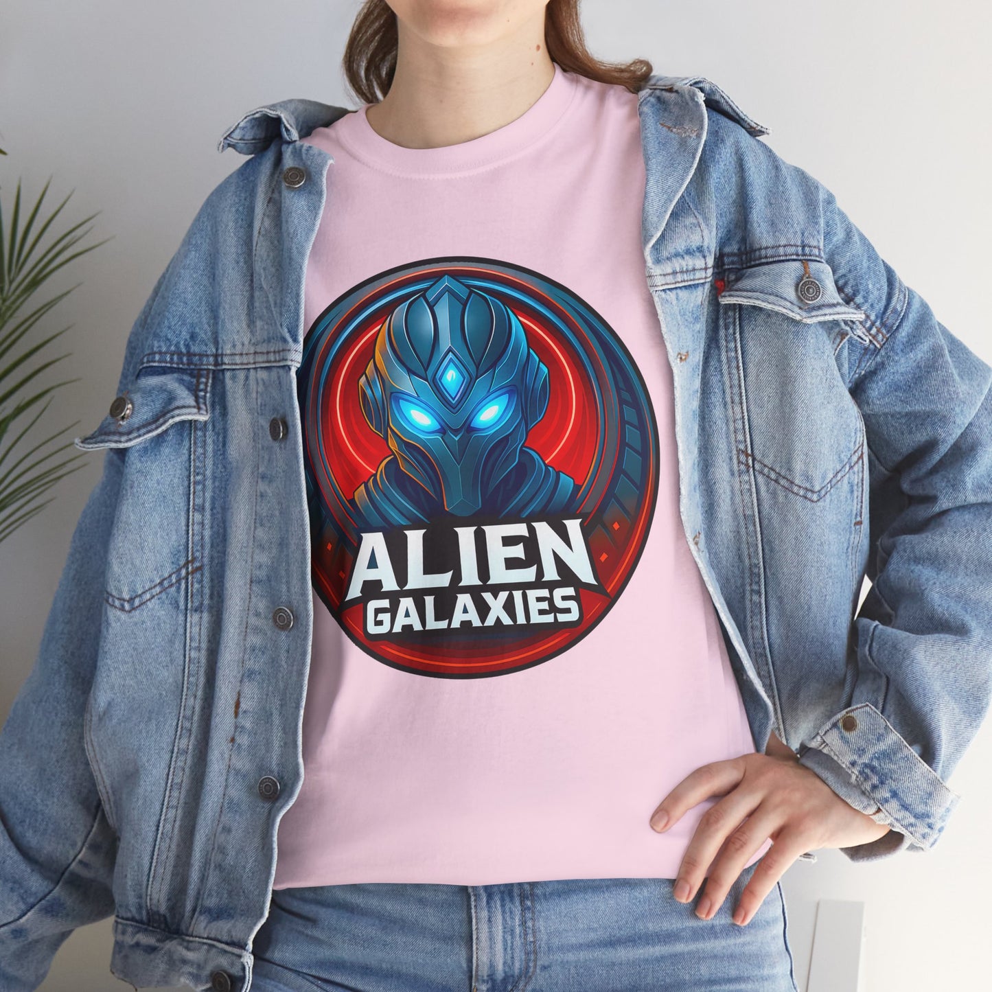 Alien Galaxies T-Shirt — Sci‑Fi Alien Emblem Tee, unisex, t-shirt, png, graphic design