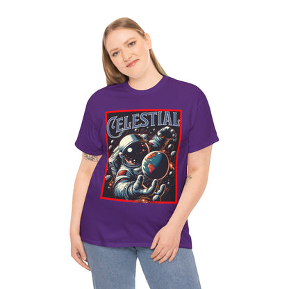 Celestial Astronaut Tee - Unisex Vintage Space Graphic T-Shirt, png, t-shirt, tshirts