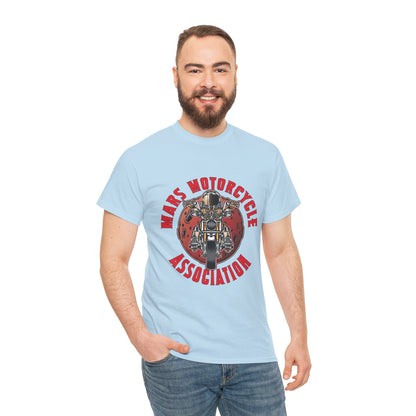 Mars Motorcycle Association Unisex Heavy Cotton Tee - Perfect Gift for Bikers