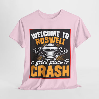 Roswell, UFO, Unisex Heavy Cotton Tee, graphic design, png, t-shirts, t-shirt, tshirts