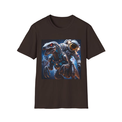 Space Dinosaur Unisex Softstyle T-Shirt, Fun Gift for Kids, Science Fiction Tee, Unique Graphic Shirt, Cool Outfit for Parties, t-shirt, tshirt, png