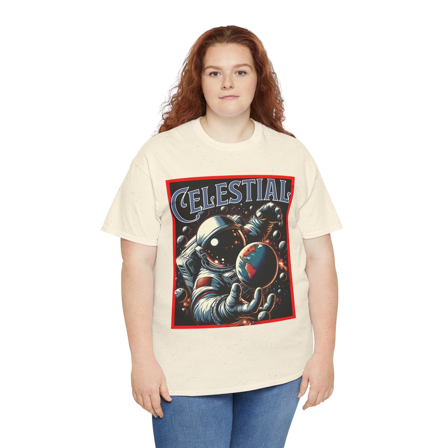 Celestial Astronaut Tee - Unisex Vintage Space Graphic T-Shirt, png, t-shirt, tshirts