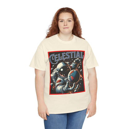 Celestial Astronaut Tee - Unisex Vintage Space Graphic T-Shirt, png, t-shirt, tshirts
