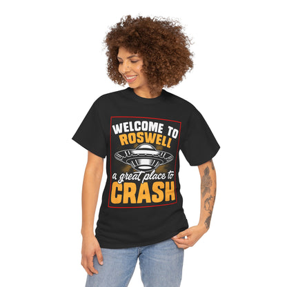 Roswell, UFO, Unisex Heavy Cotton Tee, graphic design, png, t-shirts, t-shirt, tshirts