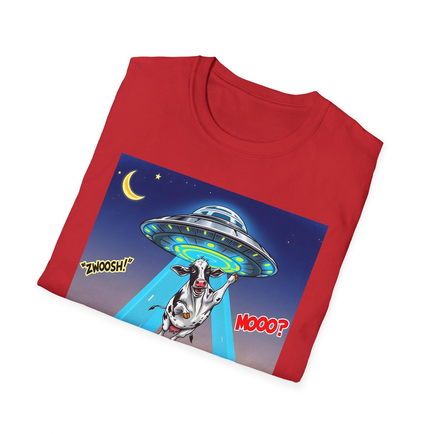 Got Milk? Funny Unisex Softstyle T-Shirt, Humorous Tee, Perfect for Cow Lovers, Milking Day, Farm-themed Gifts, Quirky Apparel, graphic