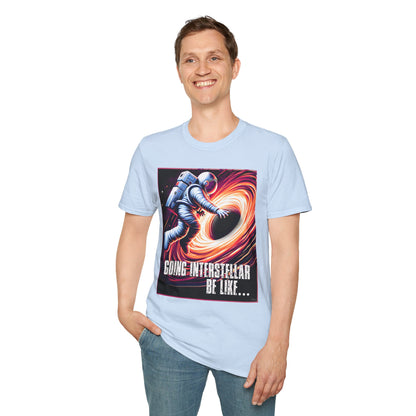 Interstellar BlackHole, Space Voyager Graphic Tee, Going Interstellar T-Shirt, Astronaut Shirt, Gift for Sci-Fi Lovers, Cool Casual Wear, t-shirts
