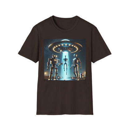 Retro Sci-Fi Unisex T-Shirt, Alien Design Shirt, Gift for Space Lovers, Cool Graphic Tee, Perfect for Sci-Fi Fans, Casual Wear