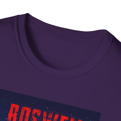 Roswell Alien Encounter Unisex T-Shirt, Retro Space UFO Tee, Sci-Fi Lovers Gift, Convention Wear, Extraterrestrial Tee, graphic design, png