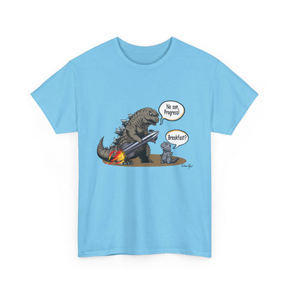 Godzilla, Son and SpaceX, Unisex Heavy Cotton Tee, print design, t-shirt, t-shirts, t-shirts, png, funny, cartoons, tee