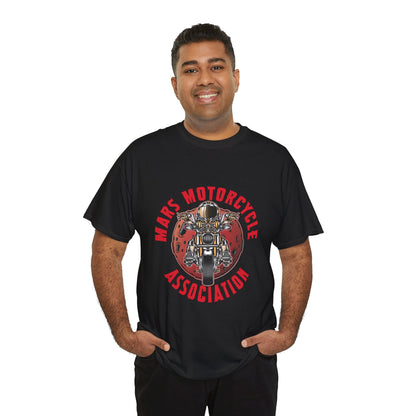 Mars Motorcycle Association Unisex Heavy Cotton Tee - Perfect Gift for Bikers