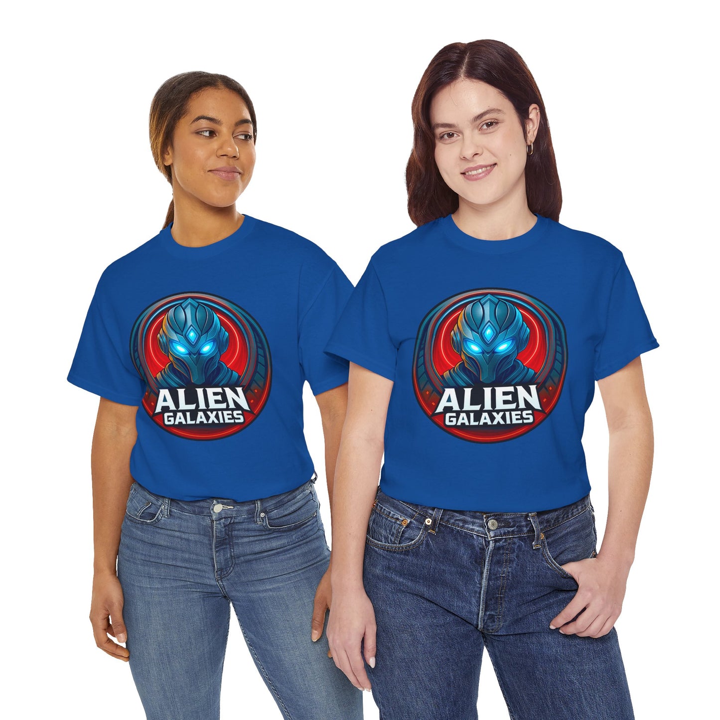 Alien Galaxies T-Shirt — Sci‑Fi Alien Emblem Tee