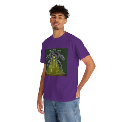 Alien Biker Neon Sci‑Fi Motorcycle T-Shirt