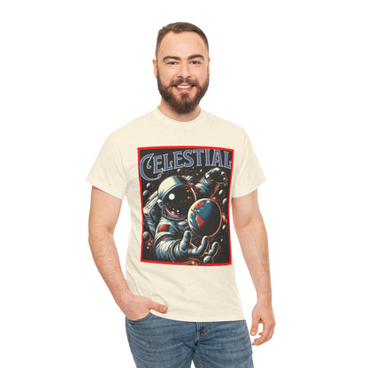 Celestial Astronaut Tee - Unisex Vintage Space Graphic T-Shirt, png, t-shirt, tshirts