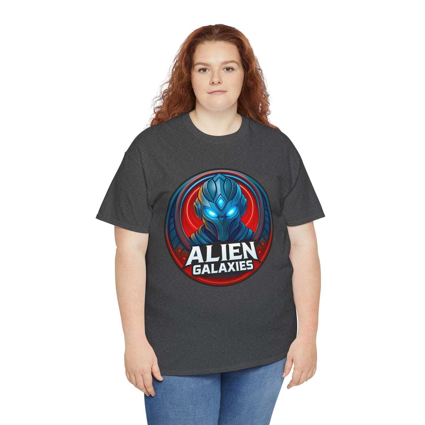 Alien Galaxies T-Shirt — Sci‑Fi Alien Emblem Tee, unisex, t-shirt, png, graphic design