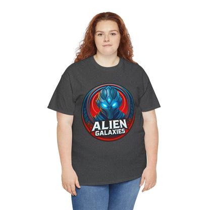 Alien Galaxies T-Shirt — Sci‑Fi Alien Emblem Tee, unisex, t-shirt, png, graphic design