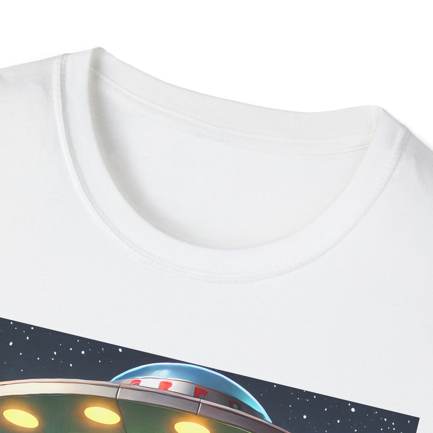 Cute Alien Dinosaur Unisex T-Shirt, Fun Graphic Tee, Kids & Adults, Space Theme, Playful Gift Idea, Birthday, Casual Wear