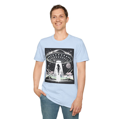 Cosmic Alien Abduction T-Shirt, Retro UFO Shirt, t-shirts, tshirts, Space Enthusiast Apparel, Graphic Tee, Gift for Sci-Fi Lovers, tees, png