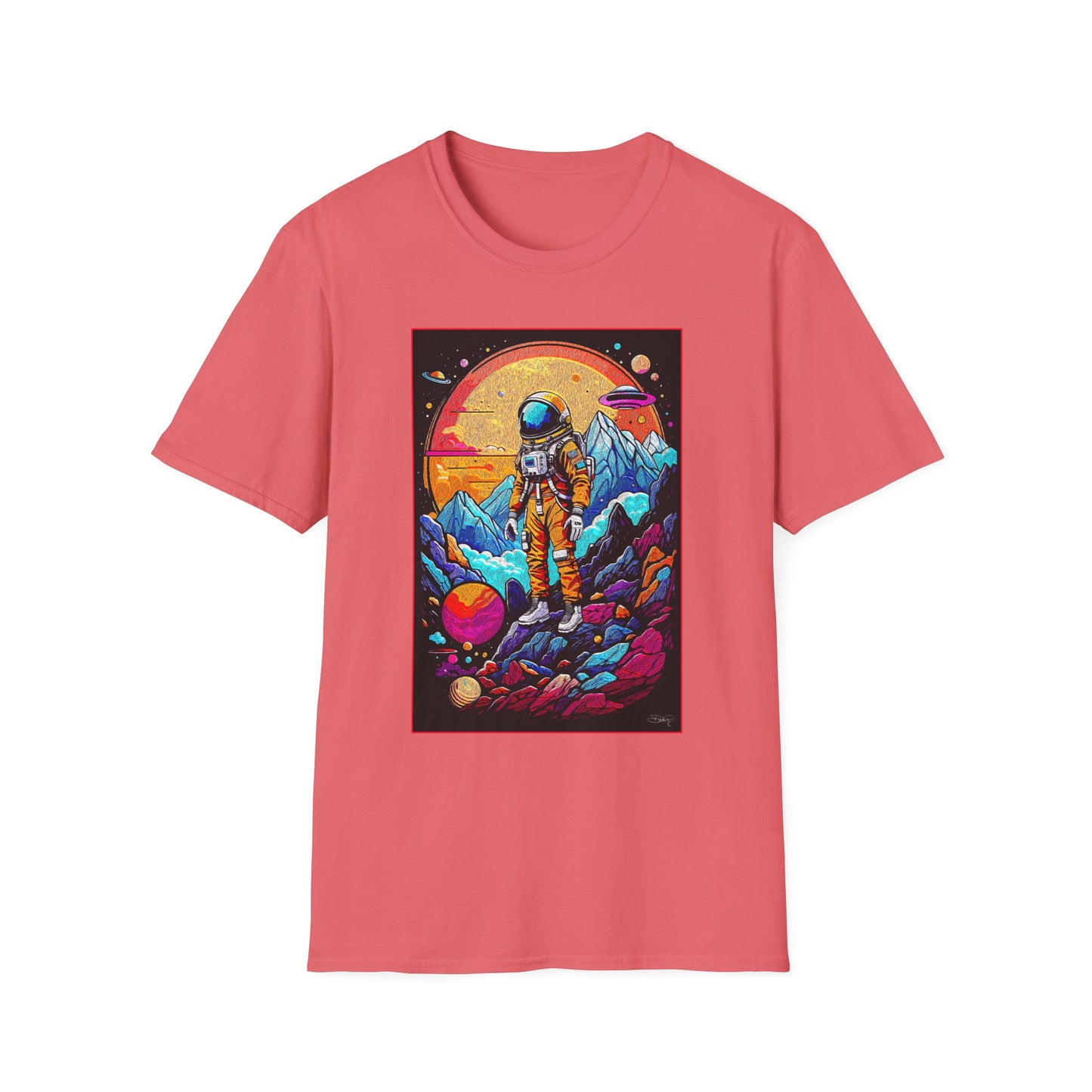 Astronaut Adventure T-Shirt | Cosmic Space Tee, Unisex Graphic Shirt, Gift for Space Lovers, Festival Wear, Outer Space Design