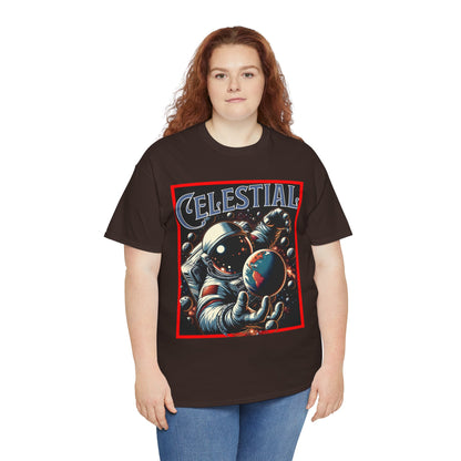 Celestial Astronaut Tee - Unisex Vintage Space Graphic T-Shirt, png, t-shirt, tshirts