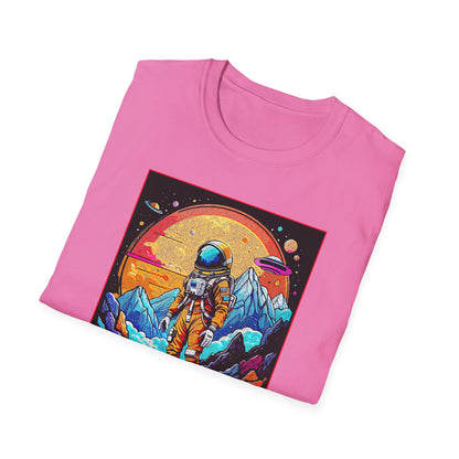Astronaut Adventure T-Shirt | Cosmic Space Tee, Unisex Graphic Shirt, Gift for Space Lovers, Festival Wear, Outer Space Design