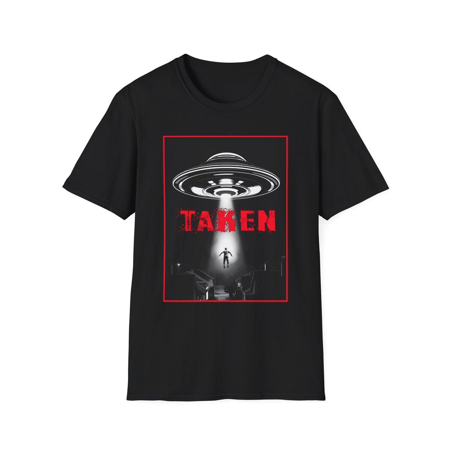 Taken, Alien Abduction, Unisex T-Shirt, Taken Graphic Tee, UFO Gift, Casual Wear, Sci-Fi Fan Apparel, Fun Statement Shirt, GraphicTees