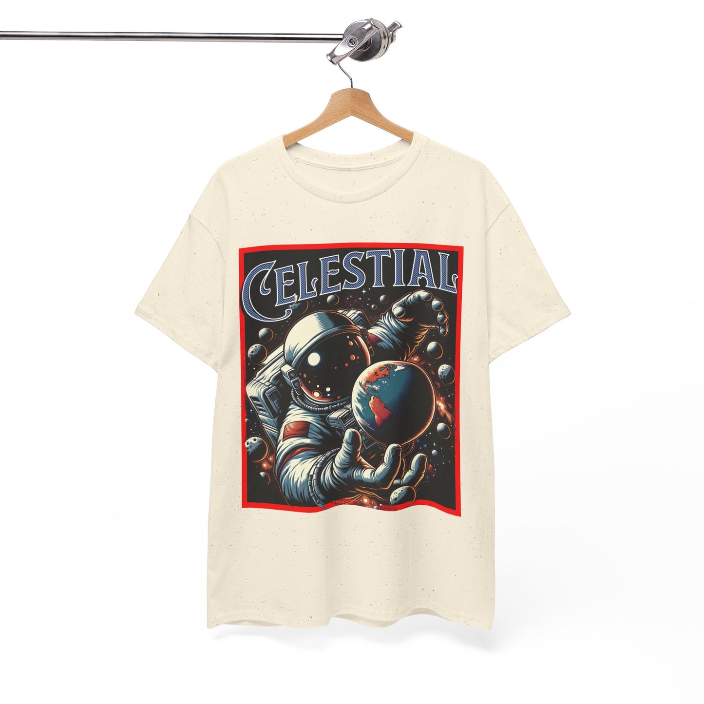 Celestial Astronaut Tee - Unisex Vintage Space Graphic T-Shirt, png, t-shirt, tshirts