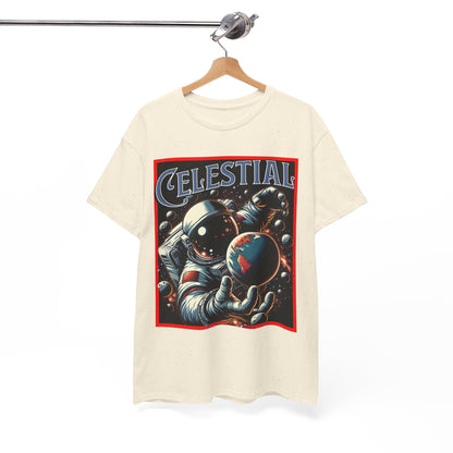 Celestial Astronaut Tee - Unisex Vintage Space Graphic T-Shirt, png, t-shirt, tshirts